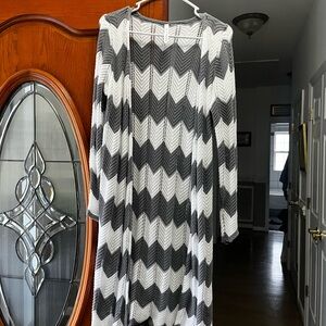Chevron Patterned Cardigan